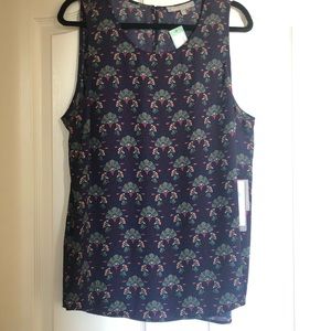 NWT Daniel Rainn Light Sleeveless Blouse